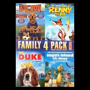 Family Movies 4 Pack DVD Set